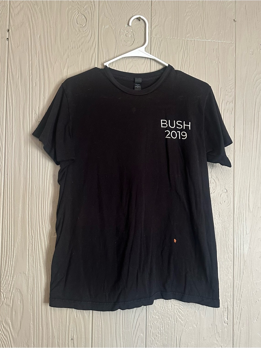 BUSH  Concert Tee M‎ Black Graphic Logo Crew Neck Cotton 2019 concert T-Shirt.